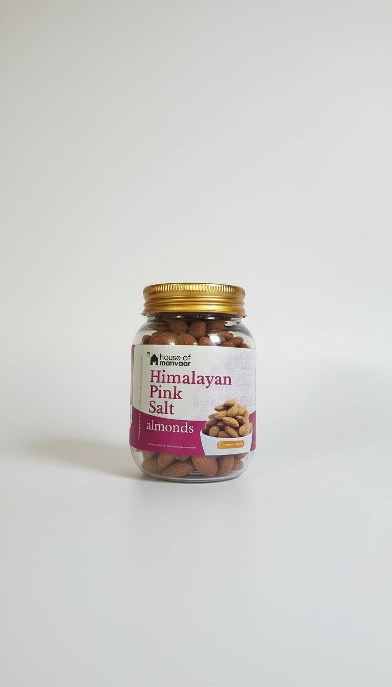 Himalayan Pink Salt Almonds (125g)