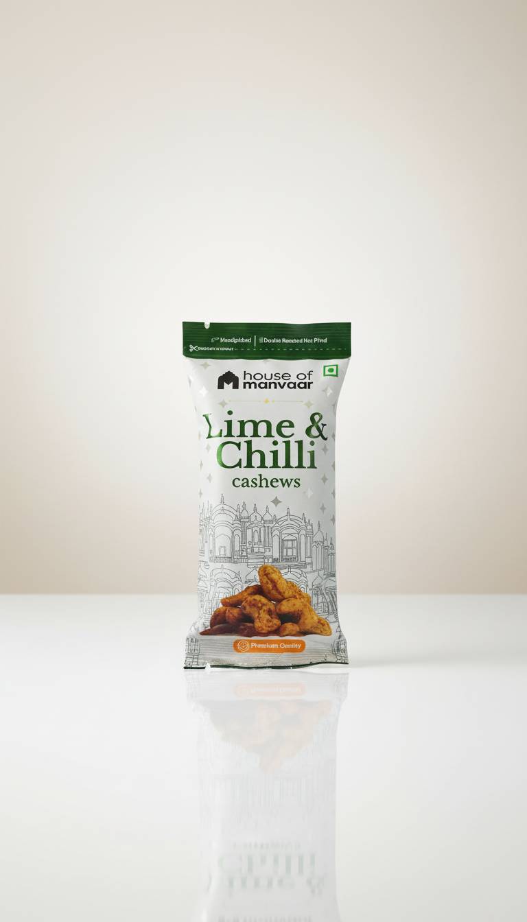 Lime & Chilli Cashews (25g)