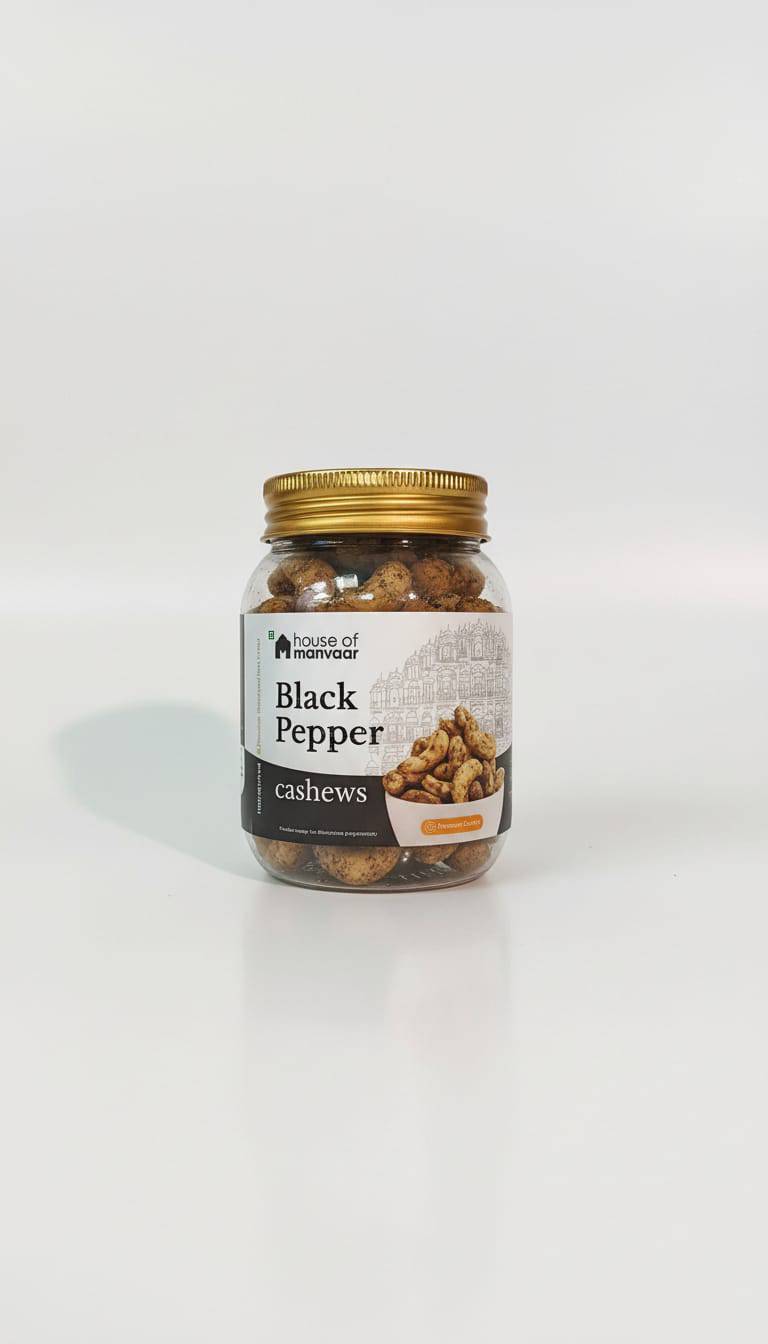 Black Pepper Cashews (100g)