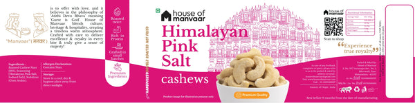 Himalayan Pink Salt Cashews (100g)